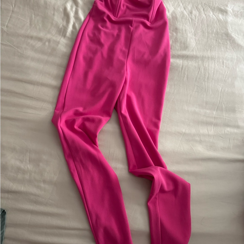 Forever 21 Vibrant Pink Jumpsuit